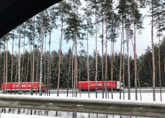 Daliniai kroviniai į/iš Suomijos | Easting Road Freight.