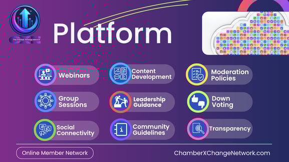 CXN Platform v2 with webinars, content tools, leadership guidance, and transparency