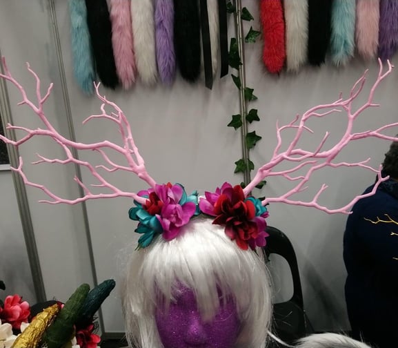 Some of Nightshade Designs' merchandise: antlers. Used as profile picture.