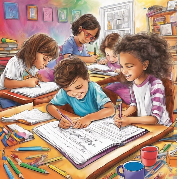 person holding pencil writing on notebook