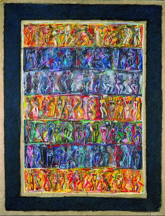 oeuvre d'art- nus - artiste peintre -peintures - femmes