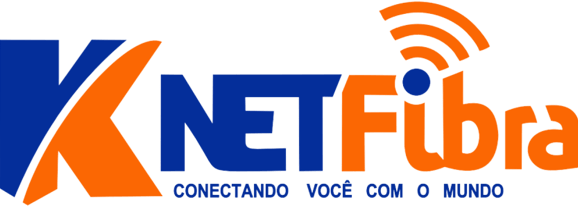 Logo Knet fibra, conectando você com o mundo.
