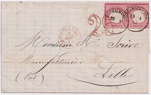 Double port franco-allemand 1870-1872