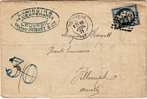 Double port franco-allemand 1870-1872