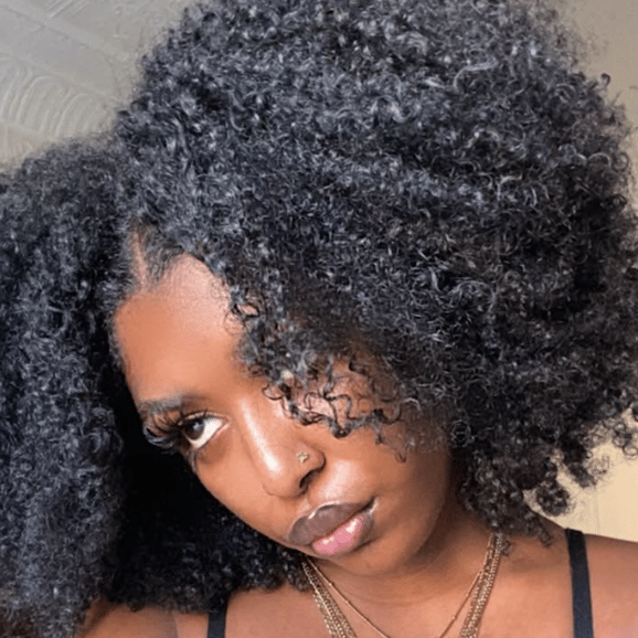 long natural hair