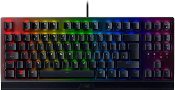 Razer BlackWidow V3 Tenkeyless (Yellow Switch) Teclado compacto con interruptores mecánicos
