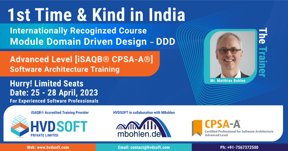 Advanced Level (iSAQB® CPSA-A®), Domain Driven Design in collaboration with MBohlen