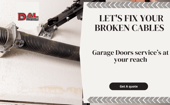 garage door Brocken spring repair 