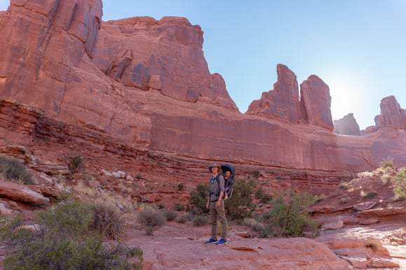 Park Avenue in Arches National Park