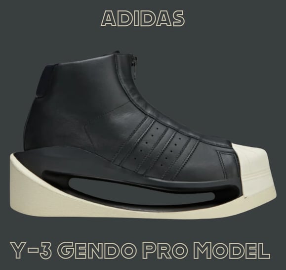 a pair of adidas sneakers,  adidas Y-3 Gendo Pro Model