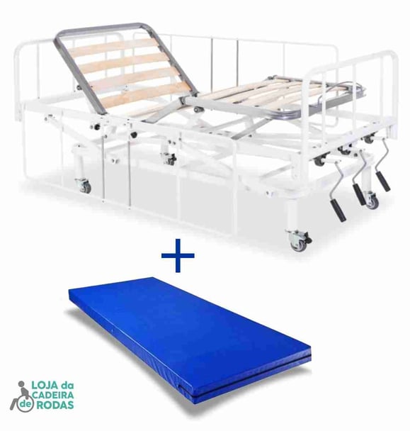 Cama Hospitalar Manual 3 Movimentos - Pilati