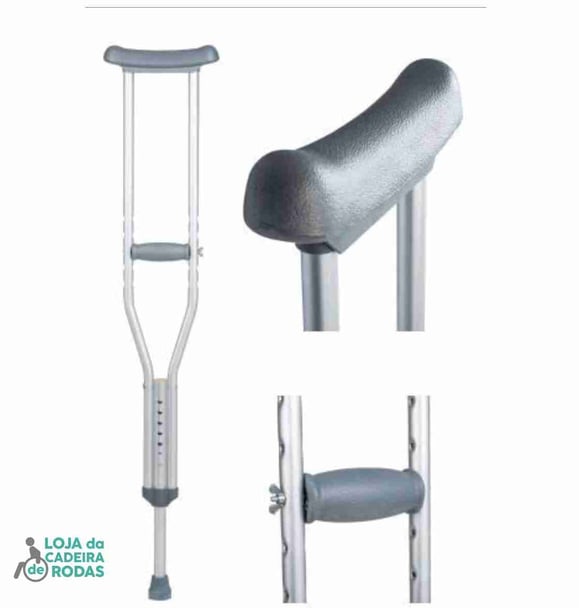 Muleta Axilar D7 Universal Dellamed