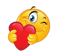 Emoji tenant un cœur, illustrant les bienfaits du cours proposé