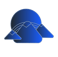 Decorative icon - mountain landscape