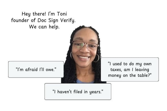 image of Toni Campbell the owner of Doc Sign Verify