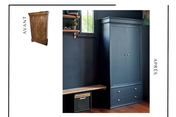 Armoire upcyclée par Atelier2main