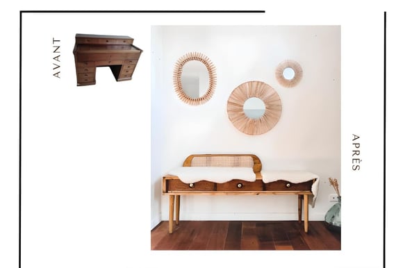 Mobilier upcyclé par Atelier2main