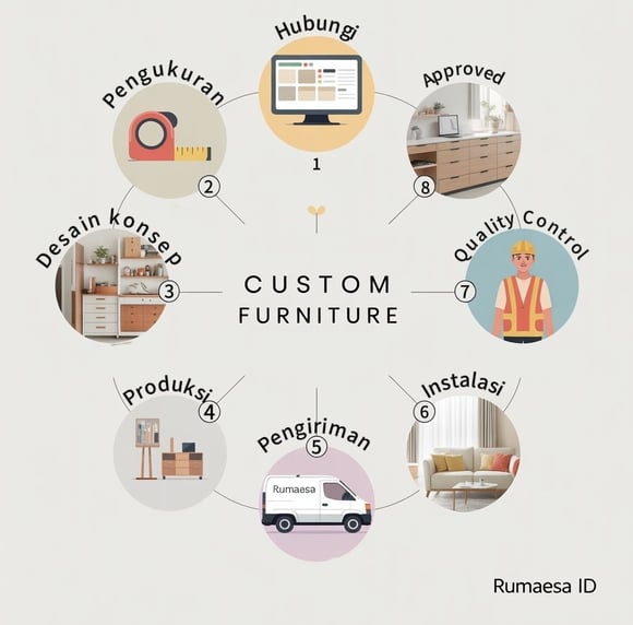 Proses Pemesanan Furniture | Rumaesa ID