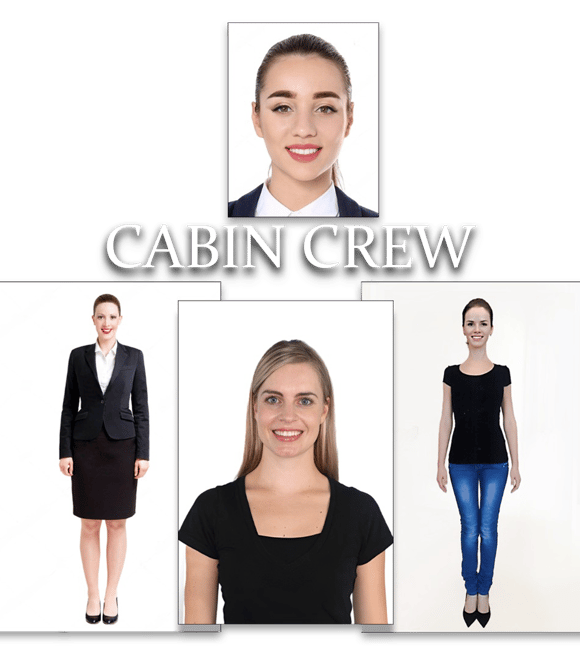 Walk-in now for cabin crew photoshoot