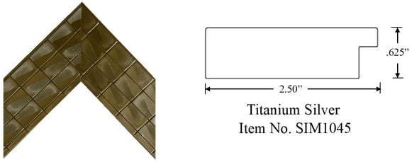 Titanium Silver Picture Frame Item No. SIM1045