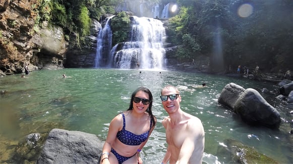 Nauyaca lower falls