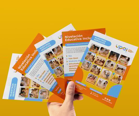 Diseño de volantes publicitarios profesionales para negocios