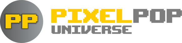 Pixel Pop universe Premium Anime Clipart Bundle – SVG & PNG Files Download logo