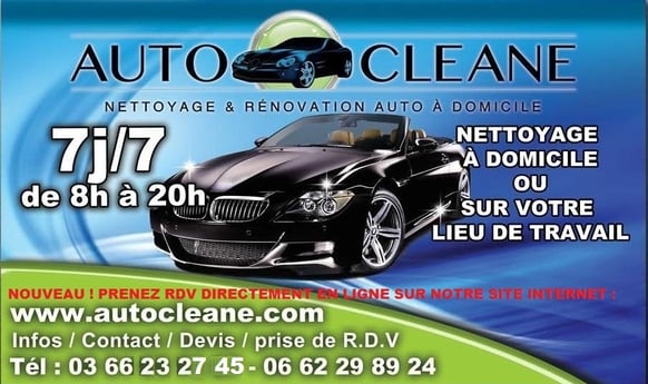 Service de nettoyage voiture à domicile, autoclean Dunkerque, autoclean Lille, AutoClean Tourcoing