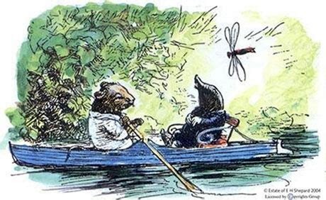 Ratty and Mole go Boating