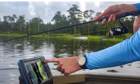 sonar training on lake