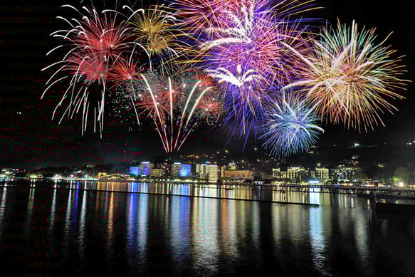 ferragosto in romagna, fuochi d'artificio