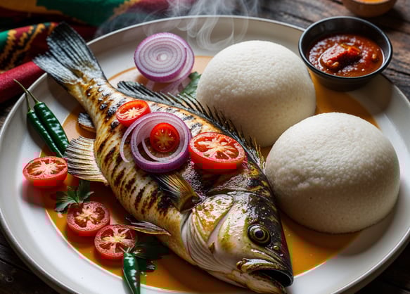 Banku and Fish