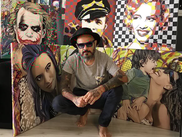 Ateliê, Pintura, Quadro Personalizado, Sergio Astral, Pop-Art