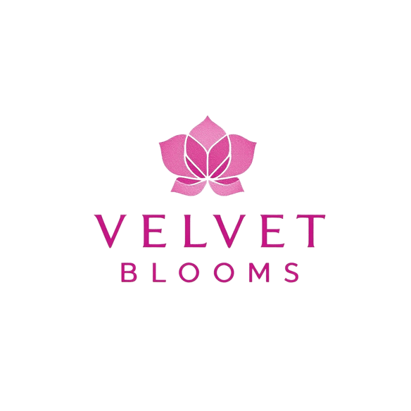 The Velvet Blooms logo