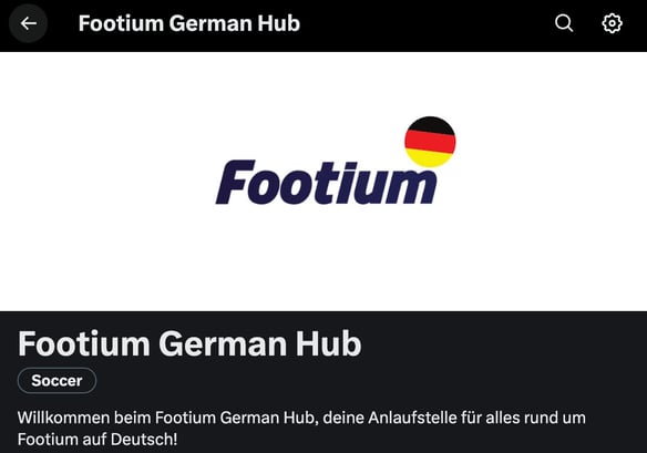 Deutsche Fussball Footium Community