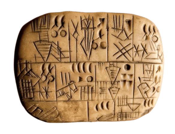 Sumerian clay tablet