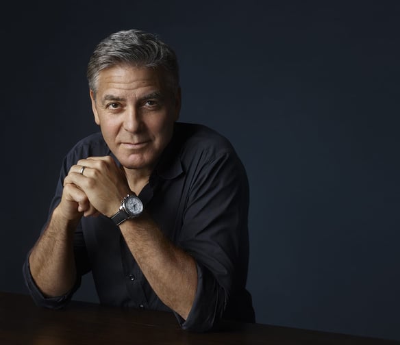 George Clooney with Omega Watch
