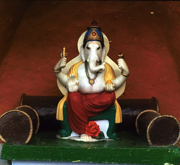 Shri Ganesh, AnandPuri Ashram, Chiliyanaula, UA India
