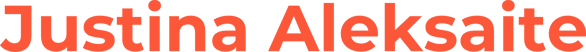 Justina Aleksaite logo
