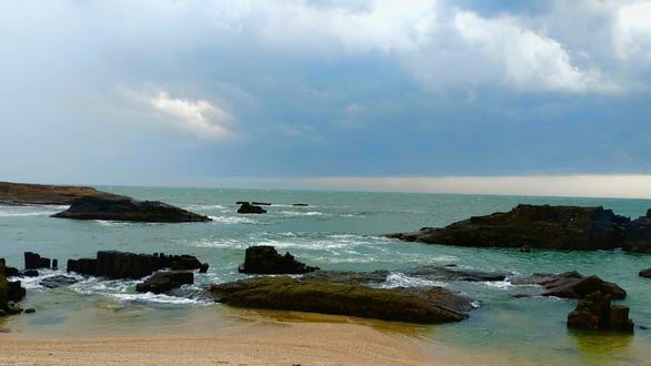 Sea views from St.Mary Island Malpe, Udupi