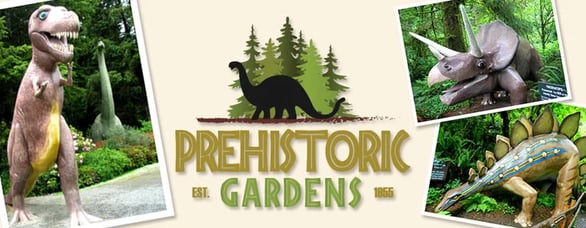Oregon Coast - The Prehistoric Gardens, a little theme park on the 101, north of Gold Beach