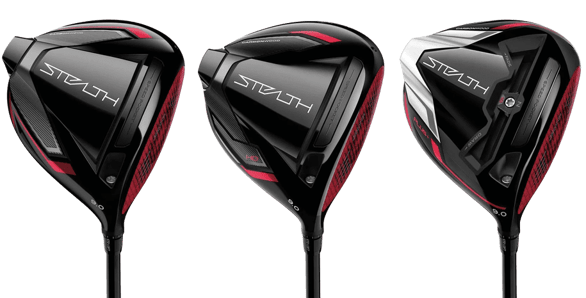 Golfing equipment, TaylorMade, Stealth drivers, colorways, carbonwood, aerodynamic design, sports