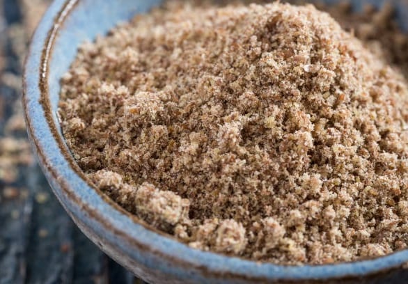 Ground flaxseeds