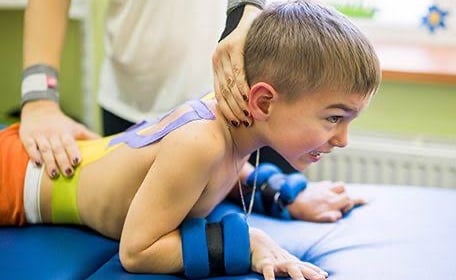 Pediatric physiotherapy session for developmental delay at home by expert physio