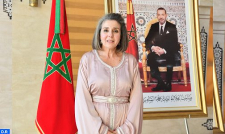 Her Excellency Mrs. Wassane Zailachi, Moroccan Ambassador in Australia.
