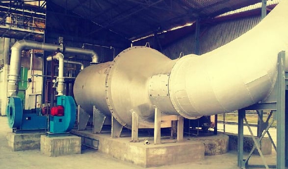 Hot Air Generator in a Cement Mill