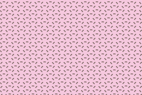 a pink and black background with a pattern of small squares