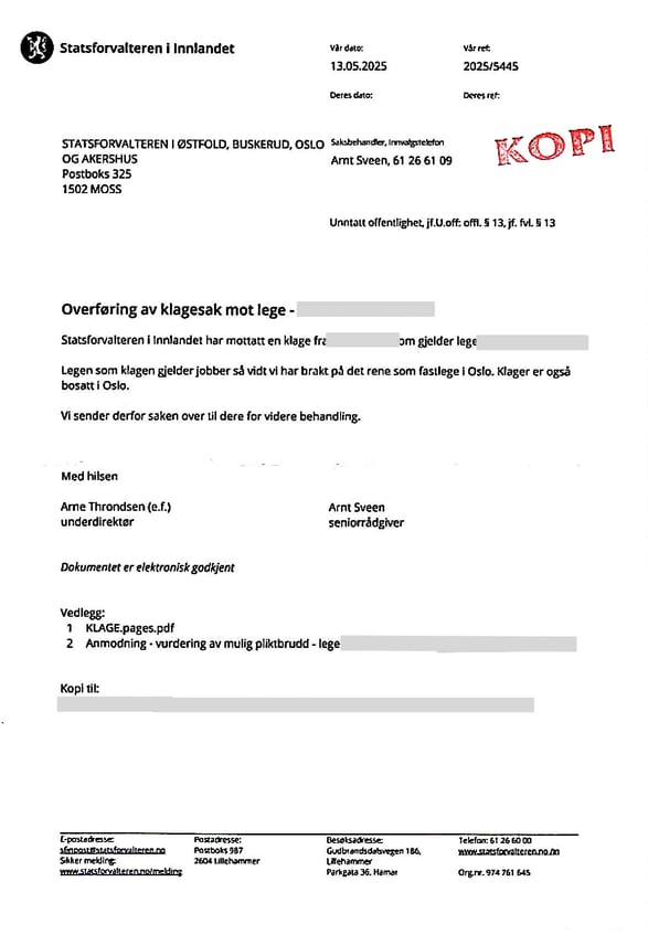 Christer T Larsen,statsforvalteren helse-og omsorgstjenester,statsforvalteren i innlandet,Frogner helse overlege, majorstuen
