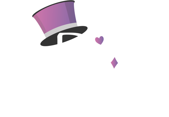 a woman in a purple top hat and a purple top hat