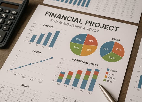 Financial Report of Marketing agency